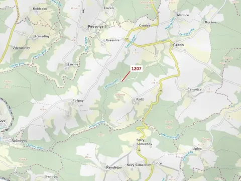 Dražba lesa, Čestín, 198 m2