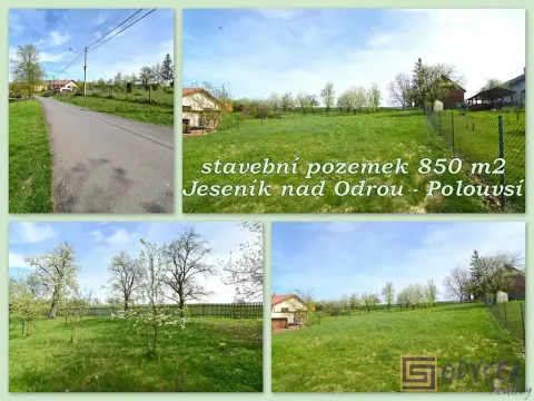 Prodej pozemku pro bydlení, Jeseník nad Odrou, 850 m2