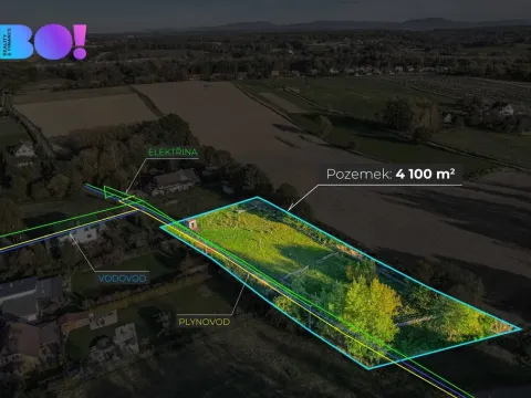 Prodej pozemku pro bydlení, Albrechtice, 4100 m2