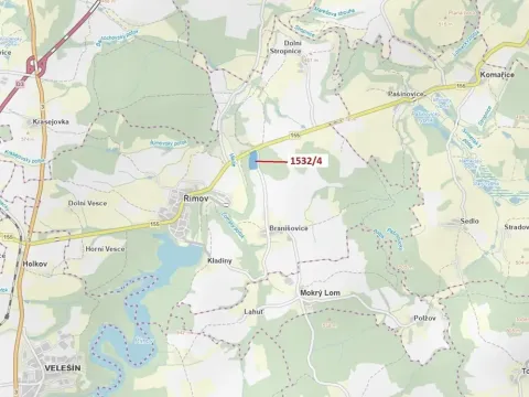 Dražba lesa, Římov, 34065 m2