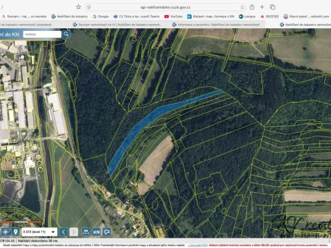 Prodej lesa, Bohutín, 26093 m2