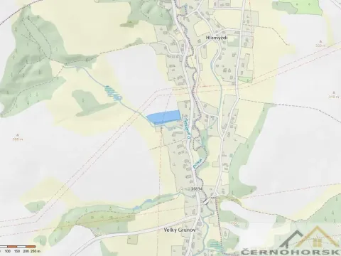 Prodej pole, Brniště - Velký Grunov, 9639 m2