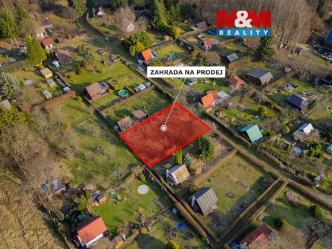 Prodej zahrady, Česká Kamenice, 435 m2