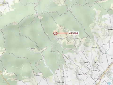 Dražba louky, Jankovice, 655 m2