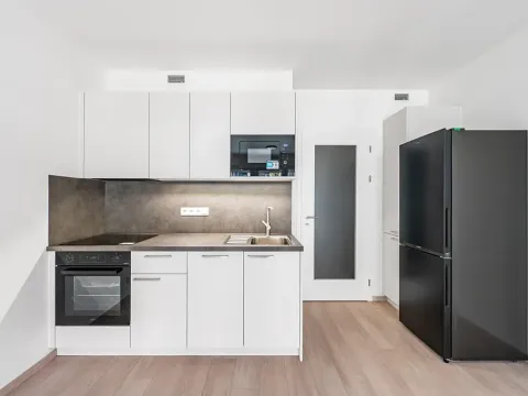 Pronájem bytu 1+kk, Praha - Vysočany, Gerstelova, 35 m2