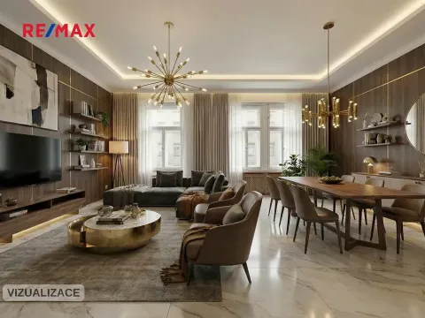 Prodej bytu 3+1, Praha - Nové Město, Malá Štěpánská, 110 m2