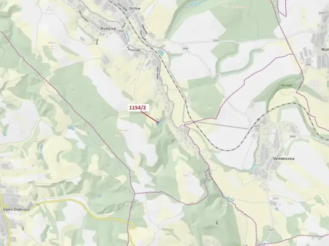 Dražba lesa, Letohrad, 3699 m2