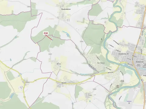 Dražba lesa, Vesce, 682 m2