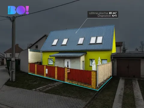 Prodej rodinného domu, Lutín - Třebčín, 81 m2