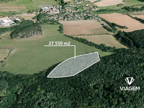 Prodej podílu lesa, Čím, 13775 m2