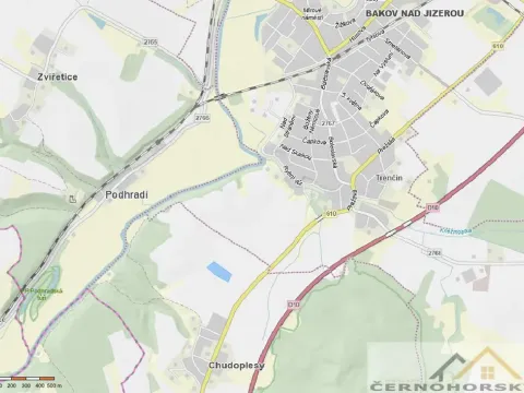 Prodej pole, Bakov nad Jizerou - Chudoplesy, 11578 m2