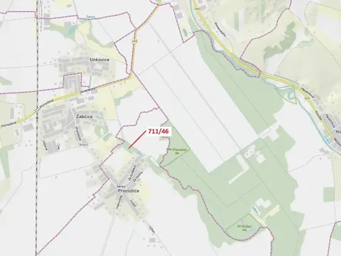 Dražba lesa, Přísnotice, 569 m2