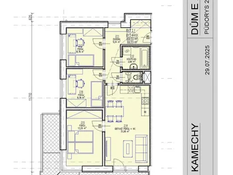 Prodej bytu 4+kk, Brno, Žabí, 69 m2