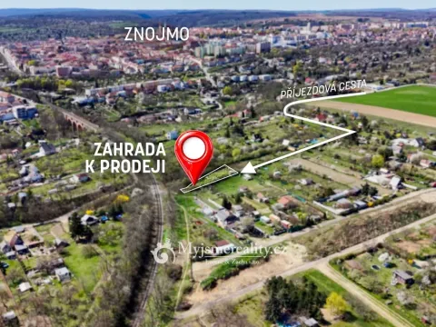 Prodej zahrady, Znojmo, 1157 m2