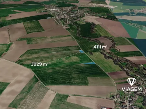Prodej podílu pole, Trojovice, 3473 m2