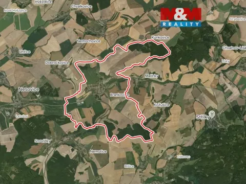 Prodej pole, Brankovice, 2004 m2