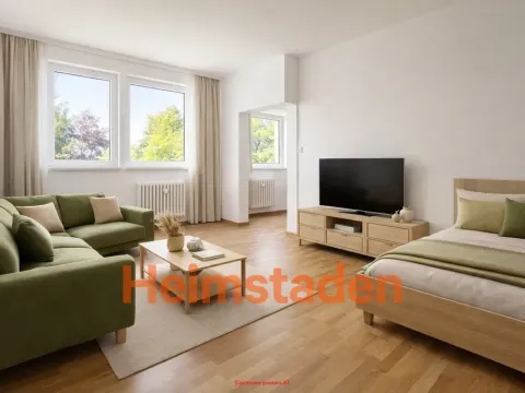 Pronájem bytu 1+kk, Karviná - Hranice, Slovenská, 36 m2