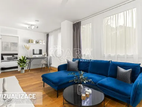 Pronájem bytu 2+kk, Praha - Vinohrady, Perucká, 41 m2