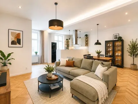 Pronájem bytu 2+kk, Praha - Karlín, Vítkova, 82 m2