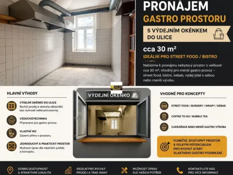 Pronájem restaurace, Praha - Žižkov, Bořivojova, 30 m2