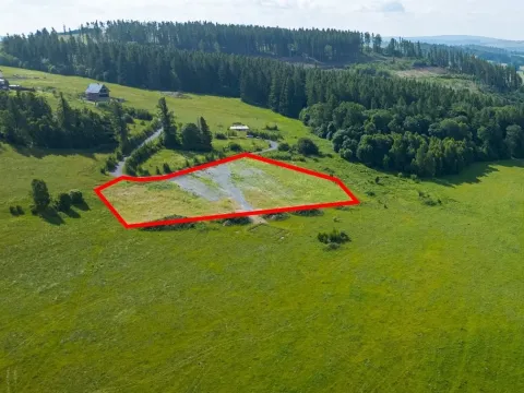 Prodej komerčního pozemku, Václavov u Bruntálu - Horní Václavov, 5497 m2
