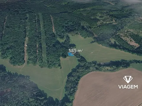 Prodej pole, Roštění, 585 m2