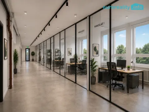 Pronájem kanceláře, Mariánské Lázně, třída Vítězství, 80 m2