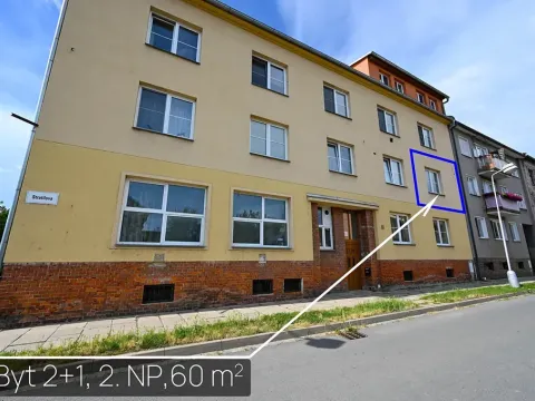 Pronájem bytu 2+1, Olomouc, Stratilova, 60 m2