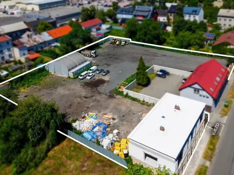 Pronájem komerčního pozemku, Ostrava - Přívoz, Palackého, 4262 m2