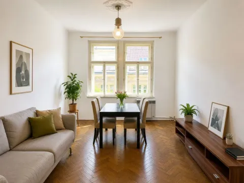 Pronájem bytu 2+1, Praha - Vinohrady, Lužická, 56 m2