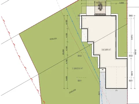 Prodej pozemku pro bydlení, Břeclav, 1042 m2