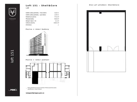 Prodej bytu 2+kk, Praha, Československého exilu, 78 m2
