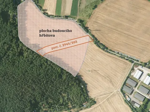 Prodej podílu komerčního pozemku, Brno, 3700 m2