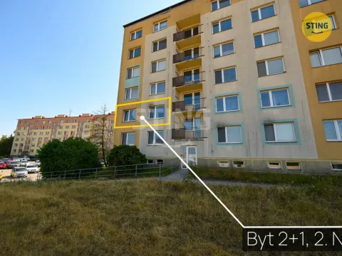 Prodej bytu 2+1, Třebíč, Jar. Heyrovského, 56 m2
