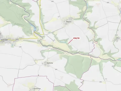 Dražba lesa, Břežany, 50 m2