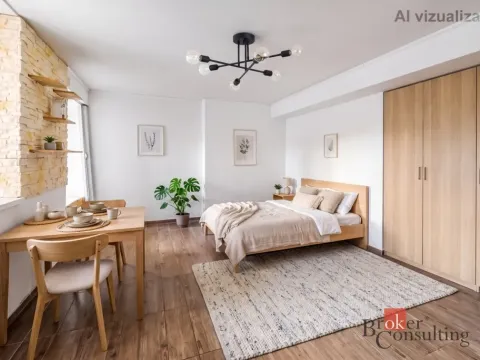Prodej bytu 1+kk, Písek - Budějovické Předměstí, Mírové nám., 28 m2