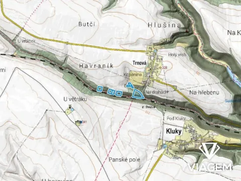 Prodej lesa, Katusice, 6304 m2