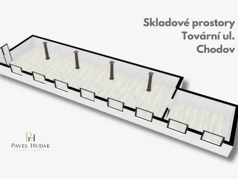 Pronájem skladu, Chodov, Tovární, 116 m2