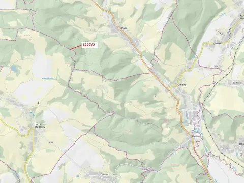 Dražba lesa, Horní Studénky, 860 m2