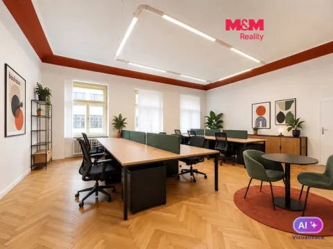 Pronájem kanceláře, Praha - Vinohrady, náměstí Míru, 60 m2