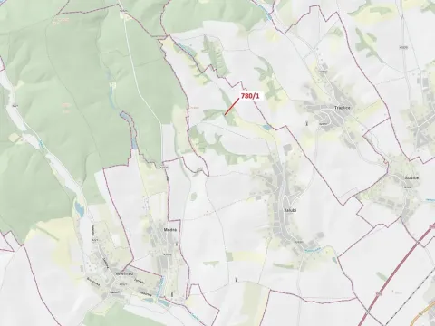 Dražba lesa, Jalubí, 659 m2