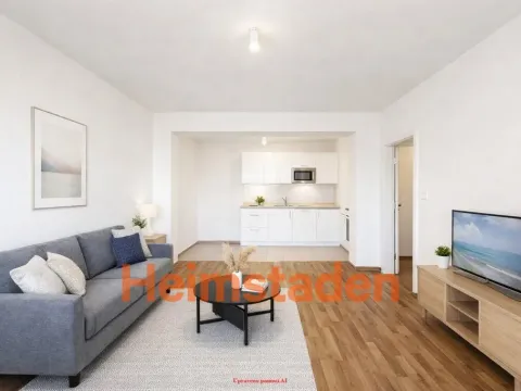 Pronájem bytu 2+kk, Ostrava - Poruba, Hlavní třída, 45 m2