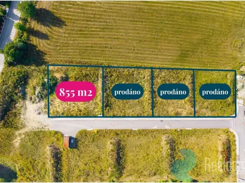 Prodej pozemku pro bydlení, Hůry, 855 m2