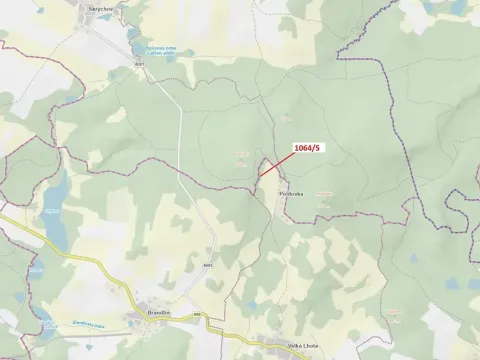 Dražba lesa, Volfířov, 48 m2