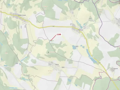 Dražba lesa, Volfířov, 536 m2