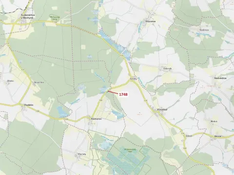 Dražba lesa, Komárov, 6908 m2