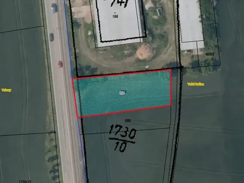Prodej pole, Velvary, 1156 m2