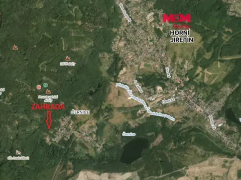 Prodej zahrady, Horní Jiřetín - Černice, 1628 m2
