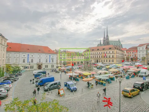 Pronájem kanceláře, Brno, Zelný trh, 63 m2