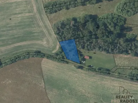 Prodej pozemku, Slapy, 670 m2